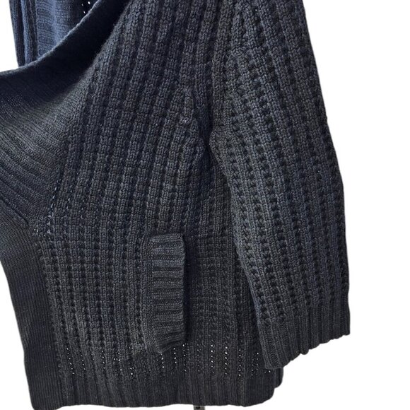 Brochu Walker Womens Wool Cashmere 3/4 Sleeve Knit Cardigan Size Small Open - Picture 6 of 10